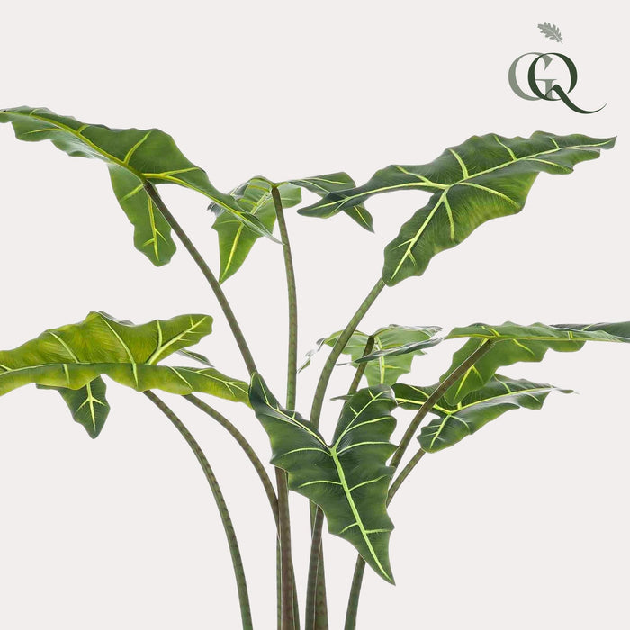 Alocasia Konstgjorda Växt - H100Cm, Ø12Cm