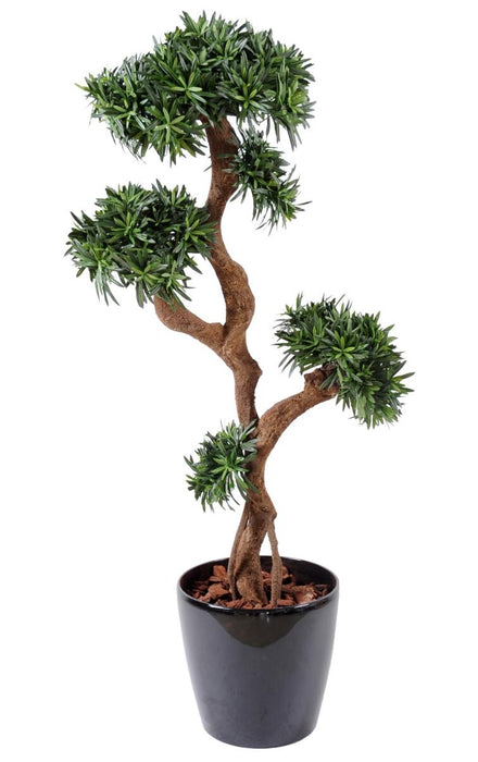 Artificiell Podocarpus-Träd 140 Cm Inomhusdekor