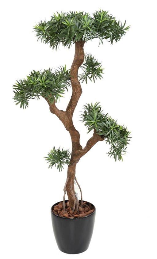 Artificiell Podocarpus Molnträd H135Cm För Utomhusbruk