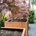 Corten Square Flower Box 100Cm Frostbeständig