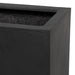 Black Cube Blomlåda H.60Cm Fiberstone För Trädgård