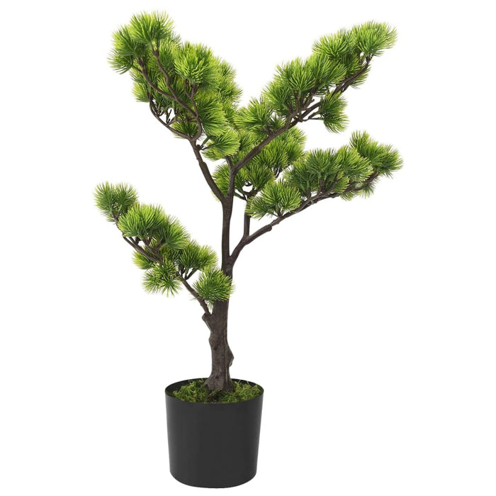 Konstgjord Pine Bonsai Med Kruka 60 Cm Grön