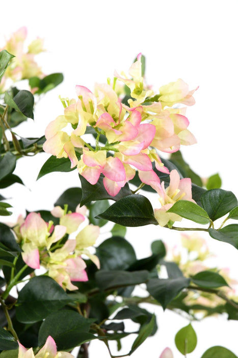 Konstgjord Bougainvillea 150 Cm Vita Rosa Blommor