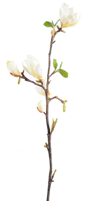 Artificiell Magnolia Gren 83 Cm Vit