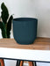 Elho Vibes Blue Plant Pot - Hjul Ingår - D35 X H33