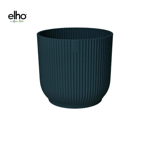 Elho Vibes Blue Plant Pot - Hjul Ingår - D35 X H33