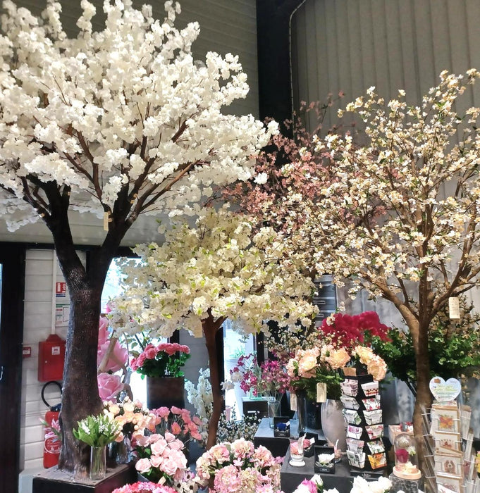 Konstgjord Körsbärsblomma Vit 250Cm Inredning