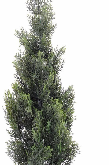 Miniatyr Konstgjord Cypress H.93Cm För Utomhusbruk