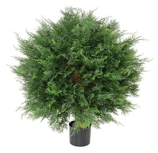 Artificiell Lawson Cypress 70Cm UV-Viktad Kruka