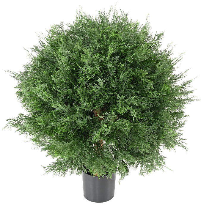 Artificiell Lawson Cypress För Utomhus H.90Cm