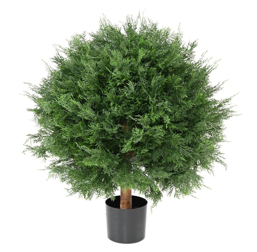 Artificiell Lawson Cypress För Utomhus H.90Cm