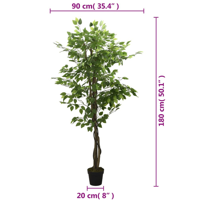 Konstgjord Ficus 1008 Blad 180 Cm Grön