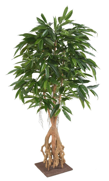 Konstgjord Ficus 180 Cm Grön Inomhusväxt