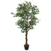 Konstgjord Ficus 630 Blad 120 Cm Grön