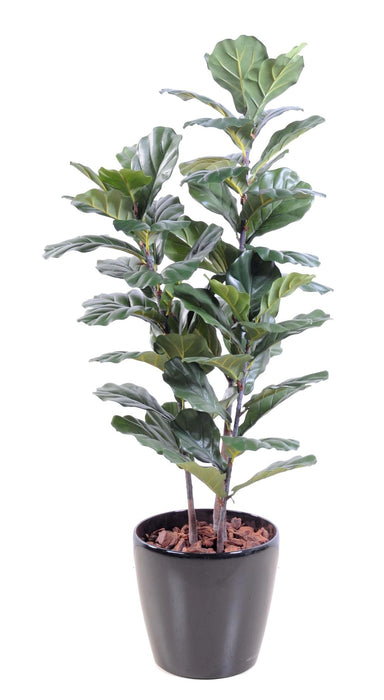 Konstgjord Ficus Lyrata 130 Cm Inomhusväxt