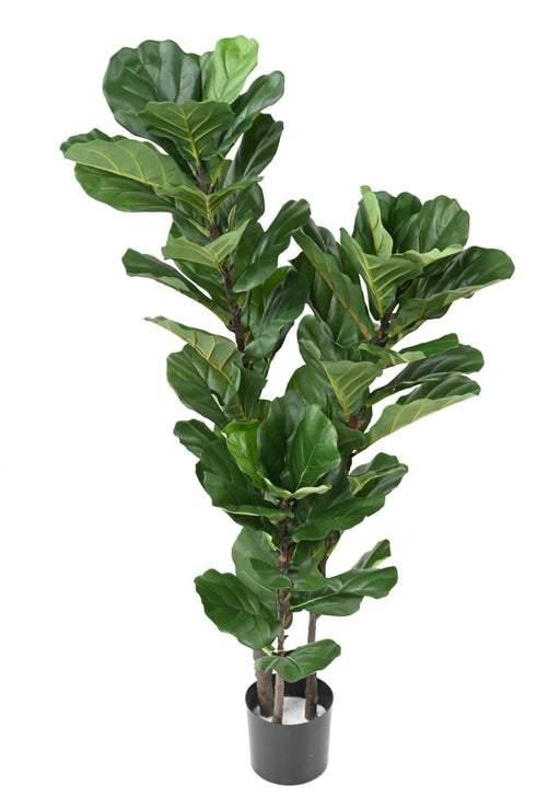 Konstgjord Ficus Lyrata 130 Cm Inomhusväxt