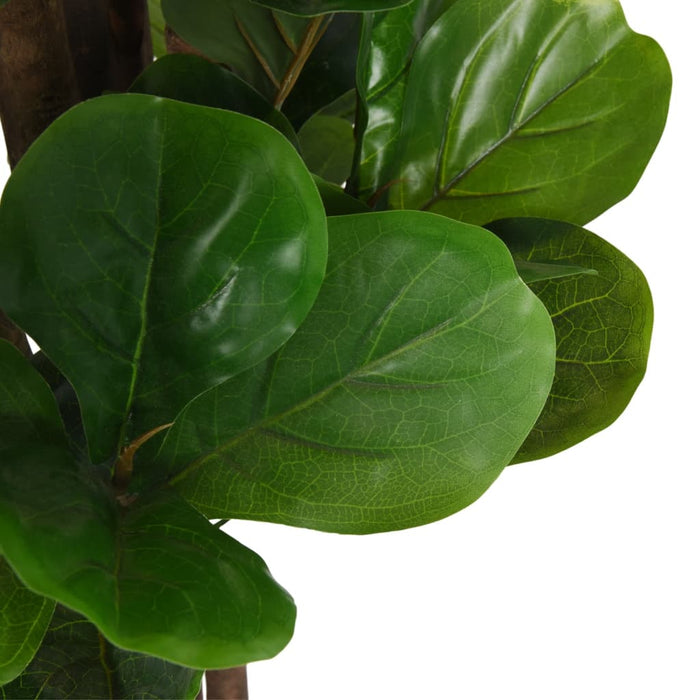 Konstgjord Ficus Lyrata 134 Blad 120 Cm Grön