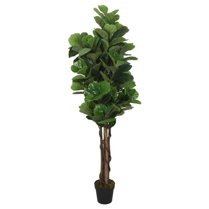 Konstgjord Ficus Lyrata 134 Blad 120 Cm Grön