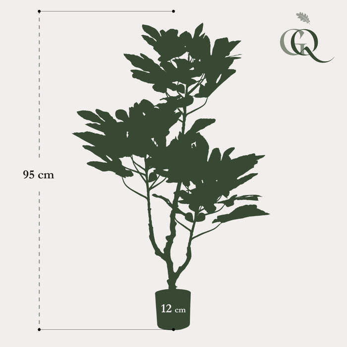 Fikonträd Konstgjord Växt H95Cm, Ø12Cm