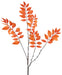 Orange Fern - Konstgjorda Lövverk