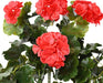 Konstgjord Geranium Röd Uv 10 Heads 65Cm För Utomhusbruk