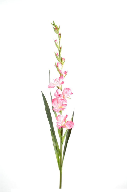 Artificiell Gladiolus Rosa 110Cm För Blomdekoration