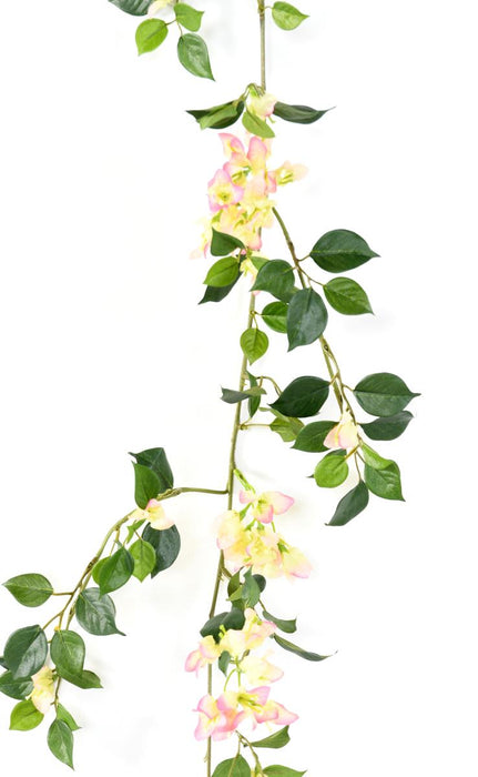 Konstgjord Bougainvillea Garland 110Cm Ljusrosa