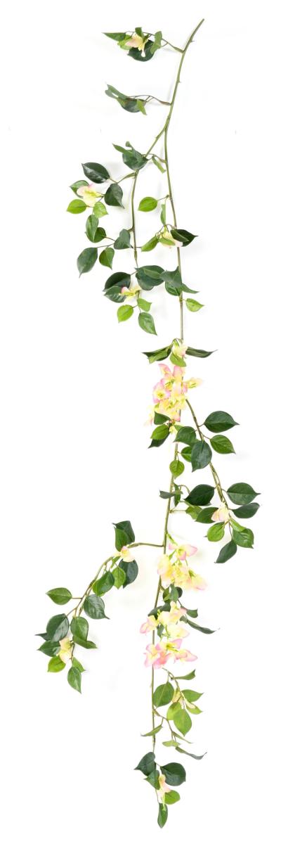 Konstgjord Bougainvillea Garland 110Cm Ljusrosa