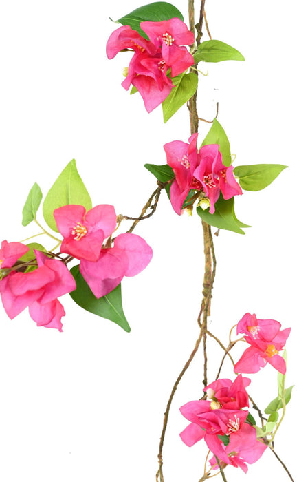 Konstgjord Fuchsia Bougainvillea Garland 130 Cm