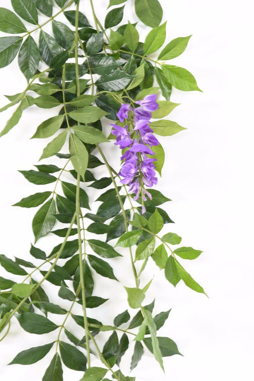 Inomhus Konstgjord Wisteria Garland 180Cm Lavendel