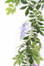 Inomhus Konstgjord Wisteria Garland 180Cm Lavendel