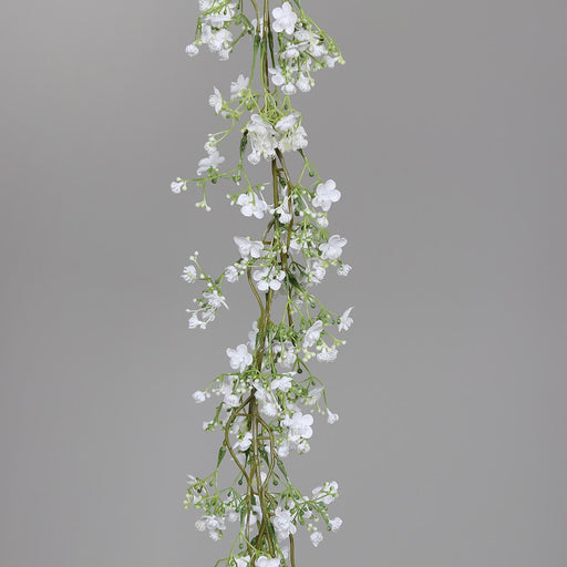 Artificiell Gypsophila Garland H.120Cm Vit