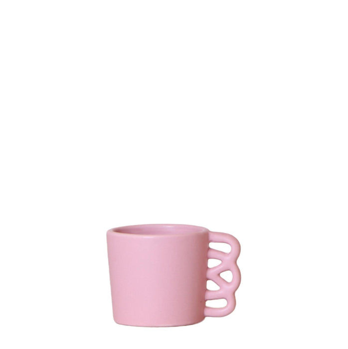 Happy Mug - Rosa Keramik Blomkruka