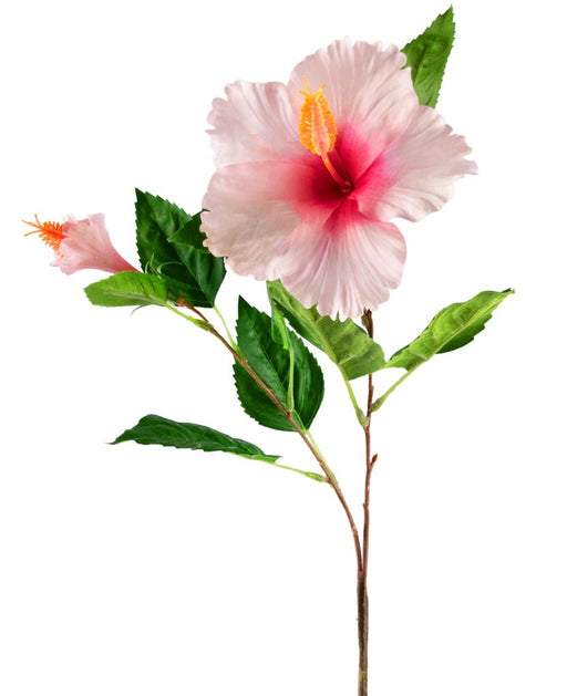 Ljusrosa Konstgjord Hibiskus