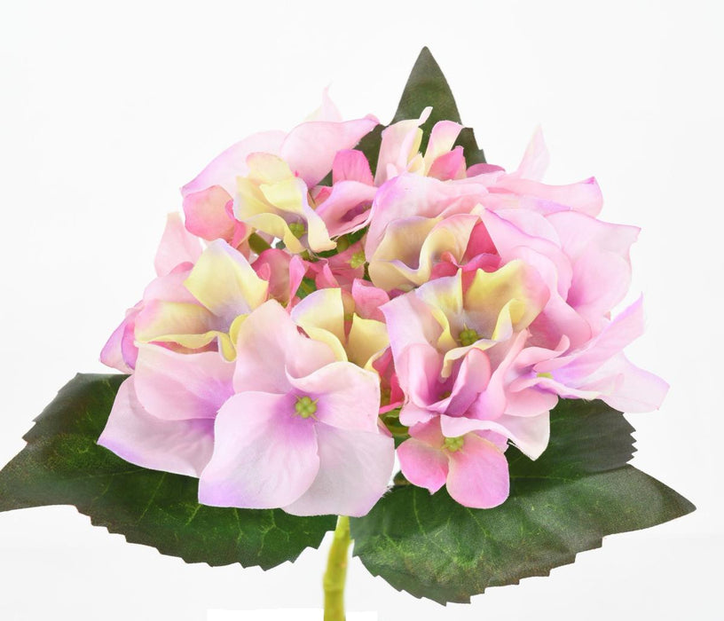 Artificiell Hortensia Cream Lila 35 Cm Dekorativ Bukett