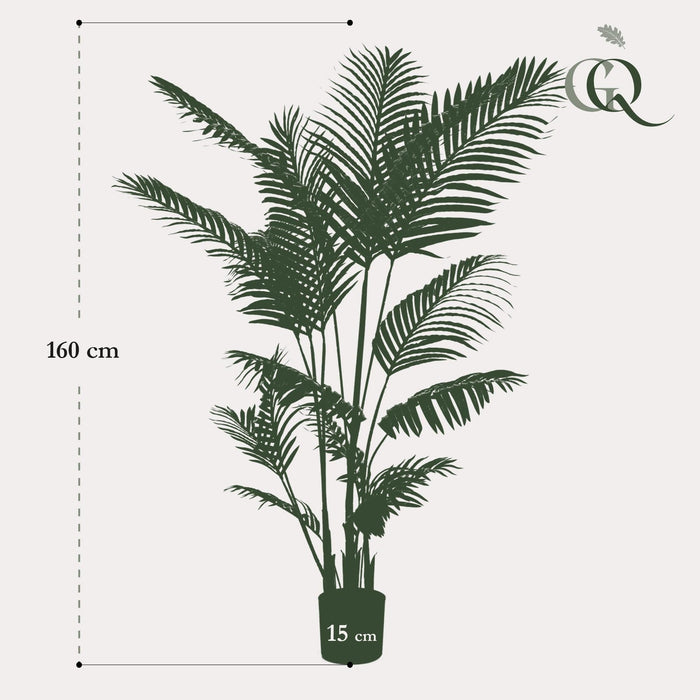 Howea Forsteriana Konstgjord Växt - H160Cm, Ø15Cm