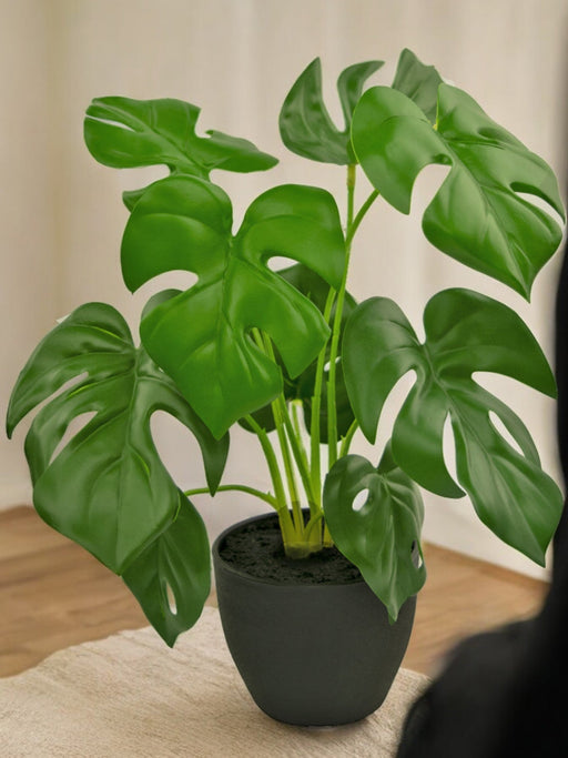 Monstera - Konstgjord Grön Växt