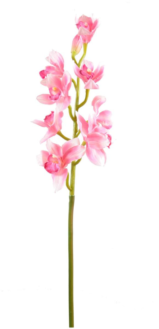 Artificiell Cymbidium Orchid 100Cm Rosa