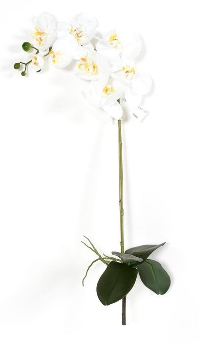 Konstgjord Phalaenopsis Orkidé 76 Cm Vit