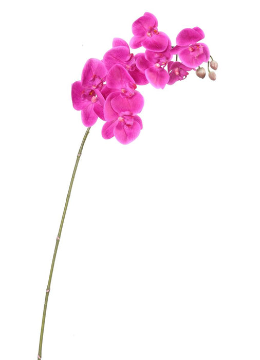 Artificiell Phalaenopsis Orchid 9 Fuchsia Blommor 98Cm