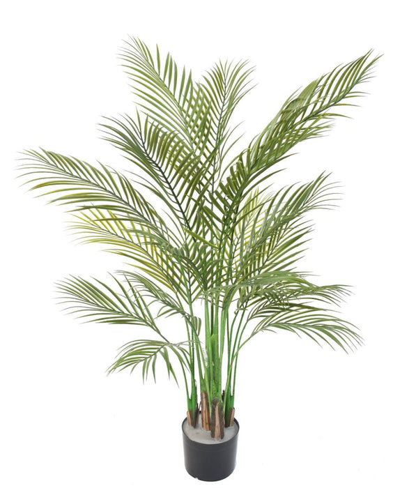 Inomhus Konstgjord Areca Palm 125 Cm Grön