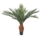 Artificiell Phoenix Palm Tree 18 Palms 130Cm Grön