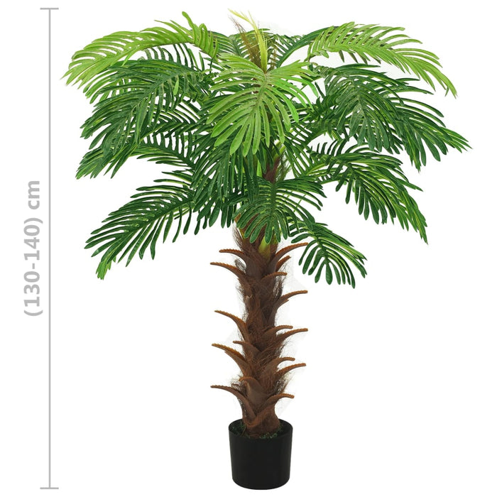 Konstgjord Cycas Palm Med Kruka 140 Cm Grön