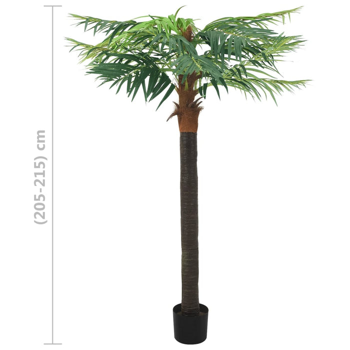 Konstgjord Phoenix Palm Med Kruka 215 Cm Grön