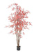 Artificiell Aralia Plant Uv Outdoor 180 Cm Röd