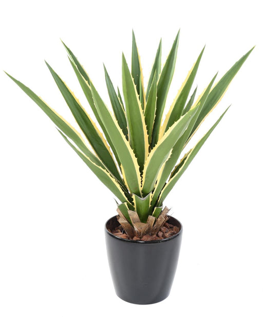 Konstgjord Växt Agave Furcraea 110Cm Grön Gul