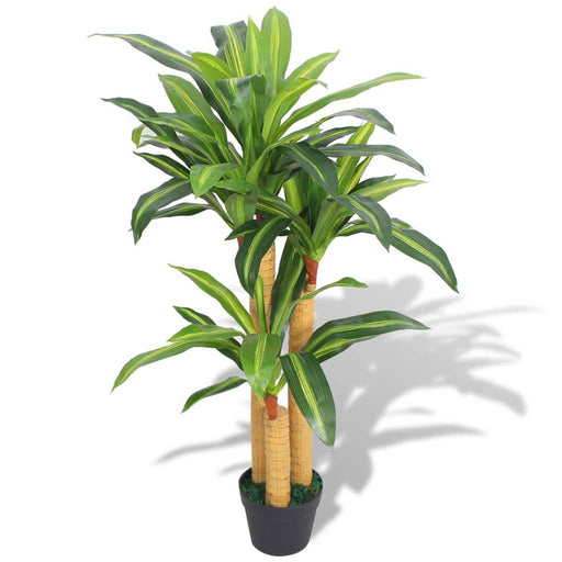 Konstgjord Växt Med Kruka Dracaena 100 Cm Grön