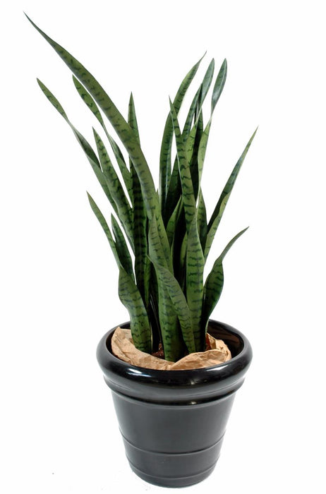 Konstgjord Växt Sansevieria 30 Blad 110 Cm