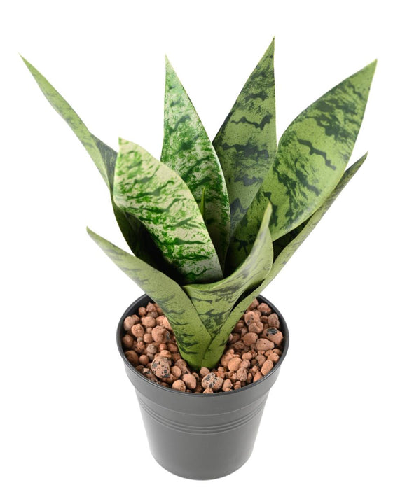 Konstgjord Sansevieria Växt Inomhus 35Cm Ljusgrön