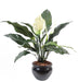 Konstgjord Spathiphyllum-Växt I Kruka 53 Cm